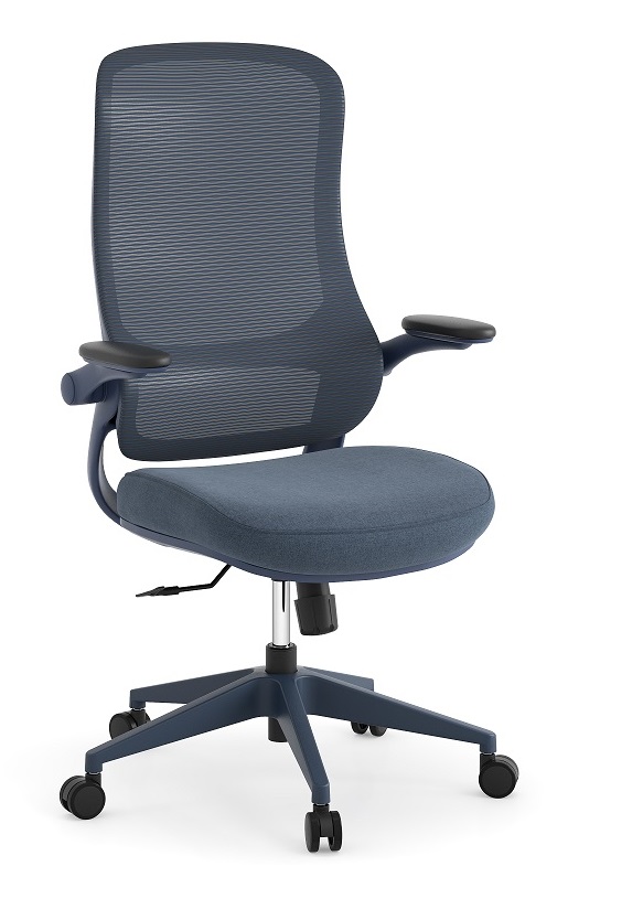 Performance Verde Blue Mesh Back High Back Chair 2118BLU