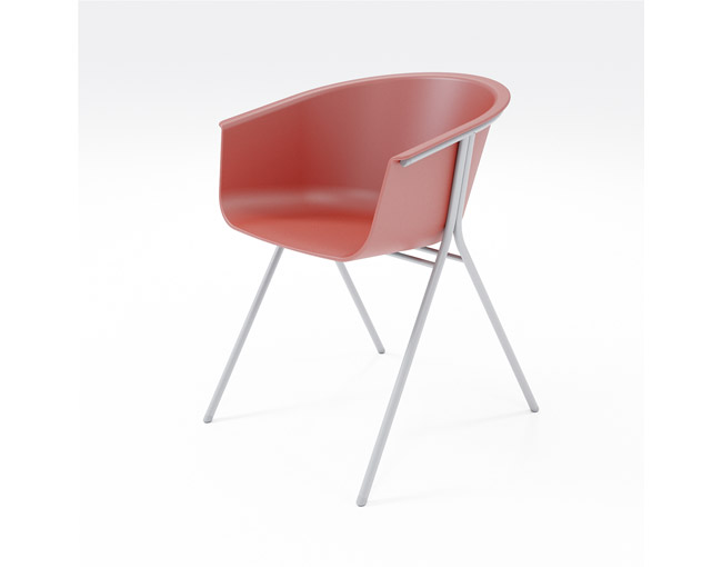 KFI Studios Roqa Chair w/Polypropylene Seat and Back #2800