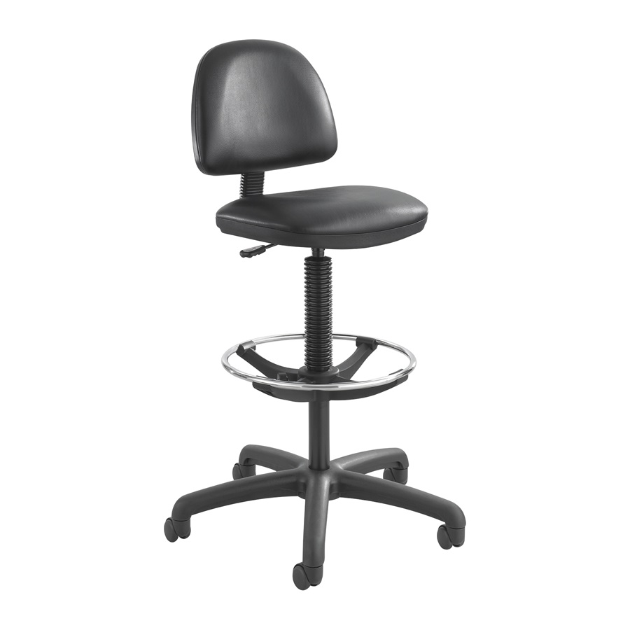 Safco Precision Extended-Height Chair with Footring 3406BL 