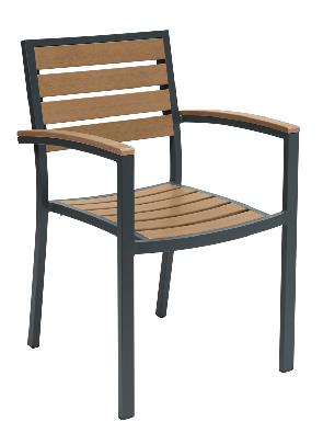 KFI Studios Eveleen Outdoor With Arms Chair #5601