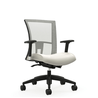 Global Vion Mesh Medium Back Weight Sensing Synchro-Tilter Chair #6322-8
