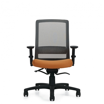 Global Spritz Weight Sensing Synchro-Tilter Chair w/LSP Lumbar Pad #6761-8