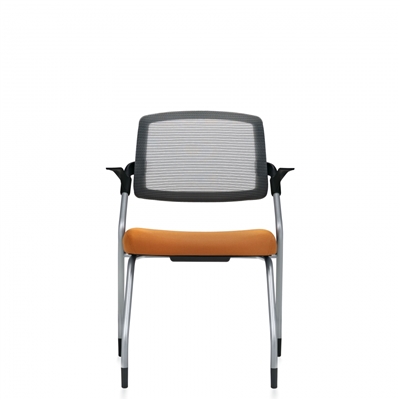 Global Spritz Flip Seat Nesting Chair w/Arms & Glides #6765