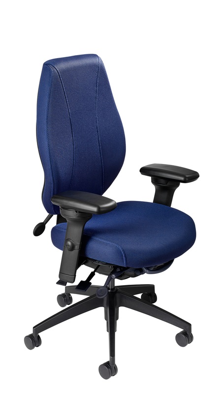 ErgoCentric AirCentric 2 Upholstered Seat and Back Multi-Tilt Chair