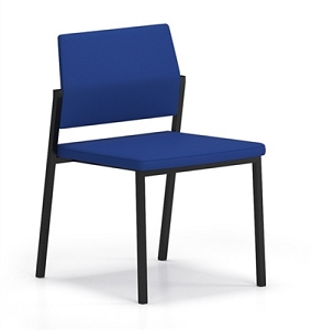 Lesro Avon Armless Guest Chair - Upholstered Seat - Upholstered Back AV1132