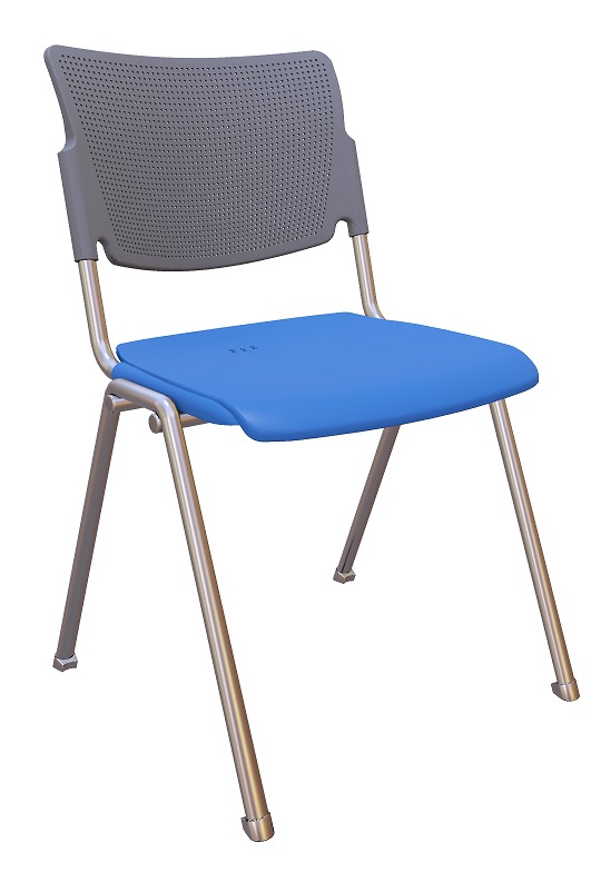 Wyatt La Mia Guest/Stack Chair - Cafe Height