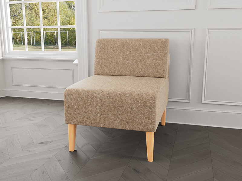 Lesro Luxe Series Guest Chair Armless LX1102