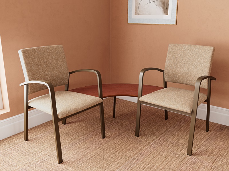 Lesro Newport Series 2 Chairs With Connecting Corner Table NP2301