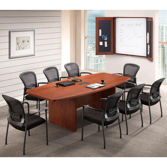 Office Source 8' Boat Shaped Conference Table OS236