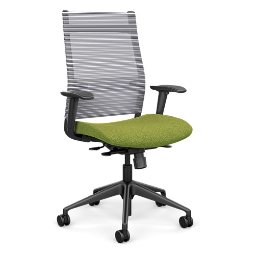 Sitonit Wit Highback With Arms Home Edition Chair 