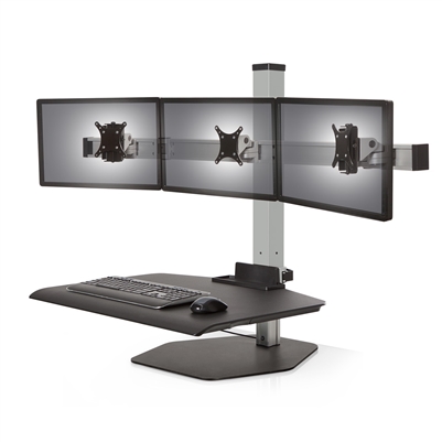 Hat Collective Winston Sit-Stand Workstation Triple Monitor Mount #WNST-3